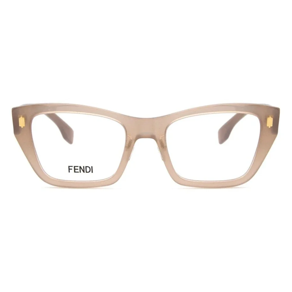 NEW FENDI Frames FE501181 045‎ 52 CLEAR PINK EYEGLASSES 52-19-145mm Case Cateye
